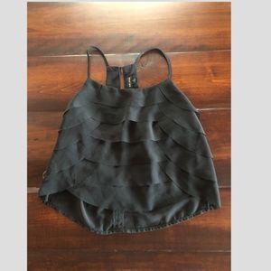 Cropped Sleeveless Blouse